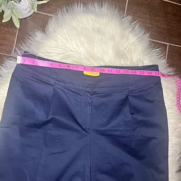 SoCa St. John navy cropped pants sz 14 - Picture 6 of 7